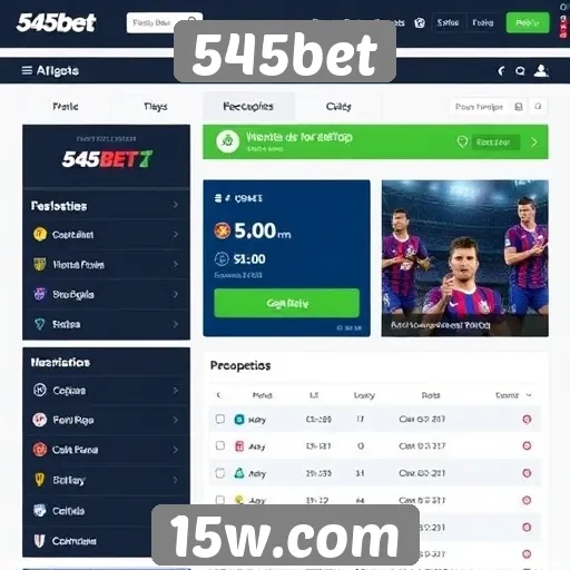 Principais recursos do site de apostas 545bet