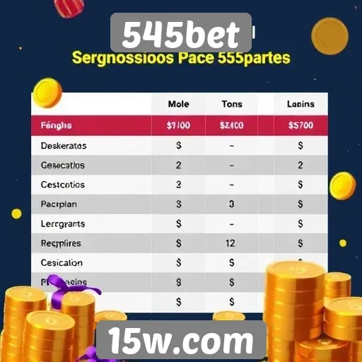 Comparativo: bônus oferecidos pelo 545bet e concorrentes