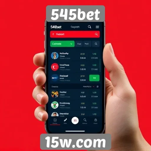 Funcionalidade da plataforma móvel da 545bet