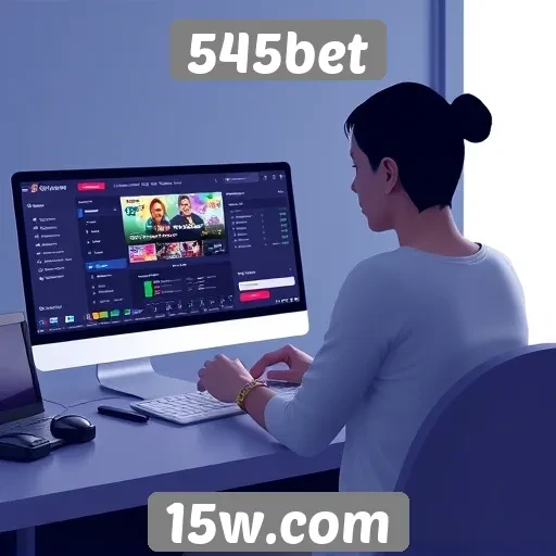 Avaliação da experiência do usuário no site 545bet